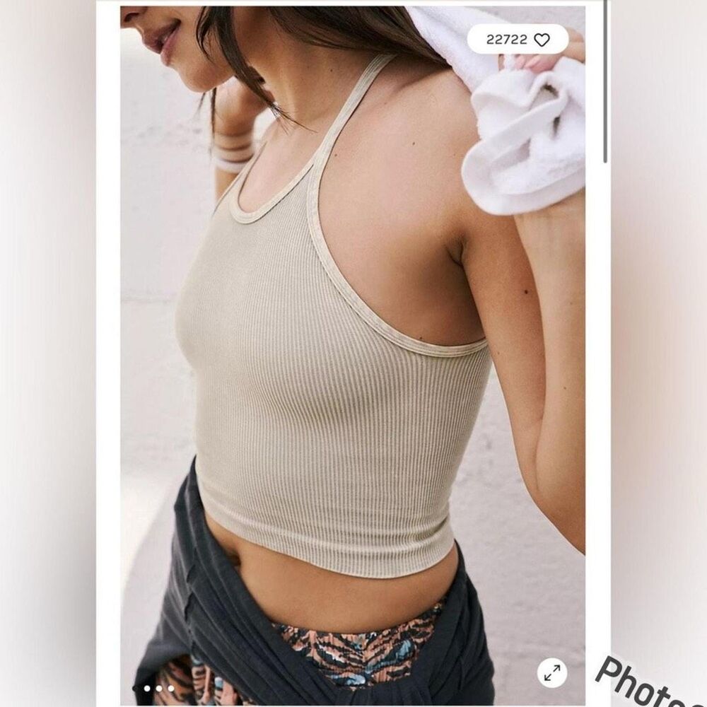 Free People Movement Brown Happiness Run Tank XS/S women